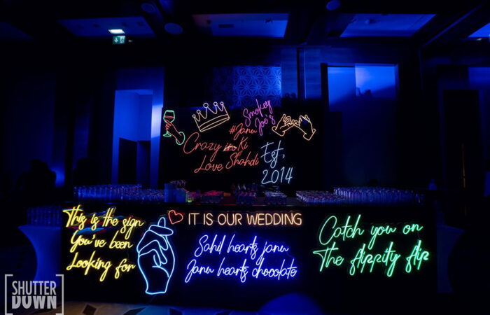 Neon Lights Backdrop