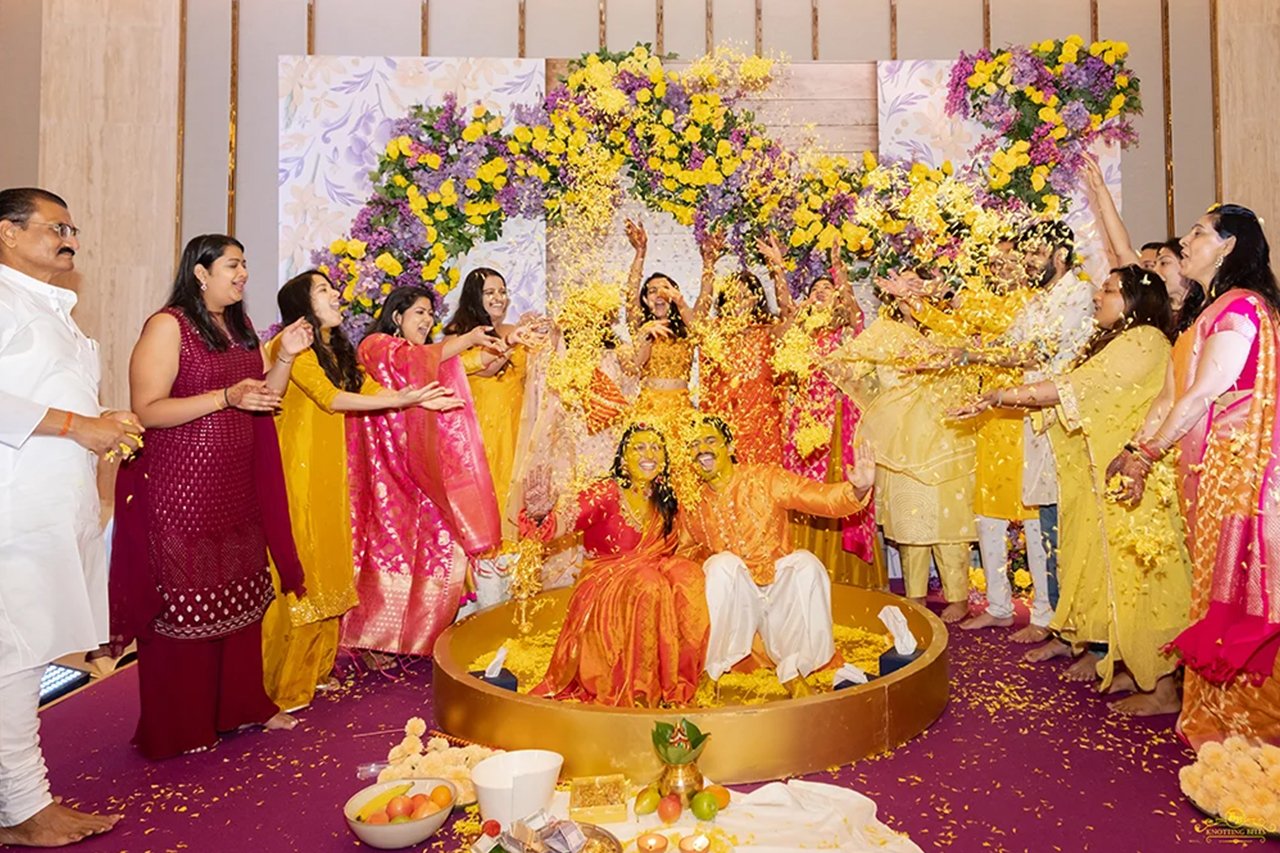Best Haldi Ceremony Photos From Indian Weddings! | Indian wedding, Haldi  ceremony, Formal dresses